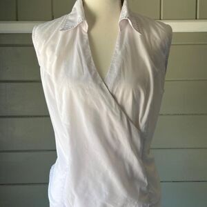 East-west Women's White and Pink Blouse